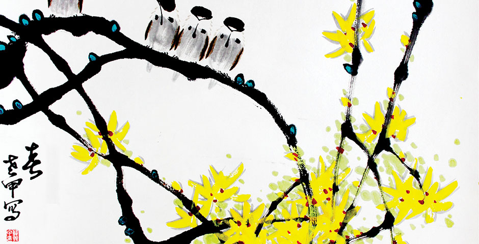 雅安地震災區(qū)孩子們的畫作